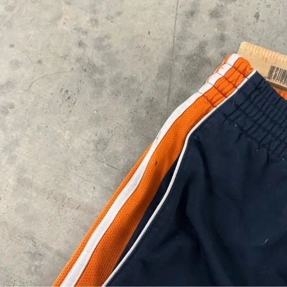 Vintage Y2K Adidas Mens Large Spell Out Striped Wide Leg Sweatpants Pants - Picture 7 of 13